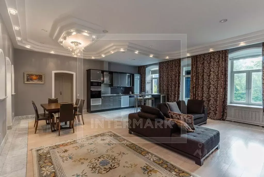 4-к кв. Москва ул. Остоженка, 7С1 (160.0 м) - Фото 1