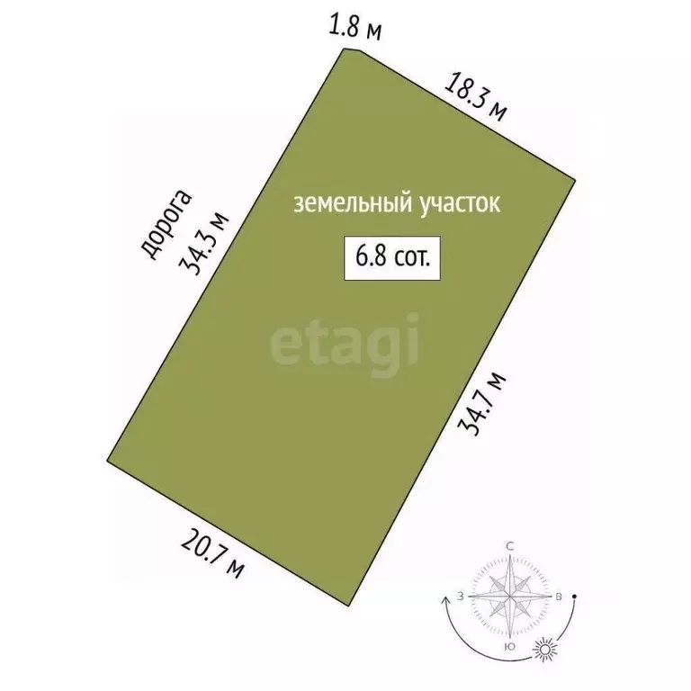 Участок в Тюменская область, Тюменский муниципальный округ, Майское ... - Фото 0