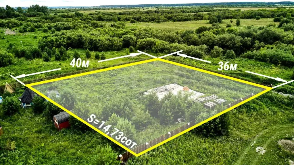 Участок в Томская область, Томский район, Ясная поляна ДНТ пер. ... - Фото 1