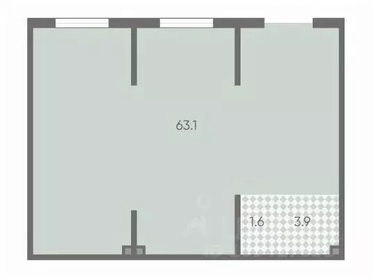 Помещение свободного назначения в Санкт-Петербург пос. Шушары, Пулково ... - Фото 1