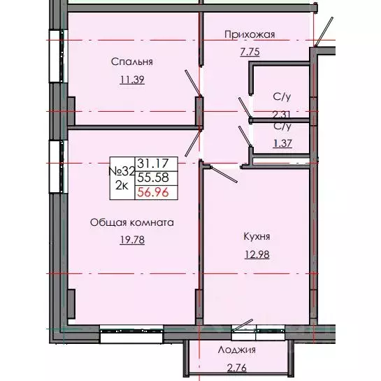 2-к кв. Саха (Якутия), Якутск ул. Александра Захарченко, 5 (55.7 м) - Фото 1