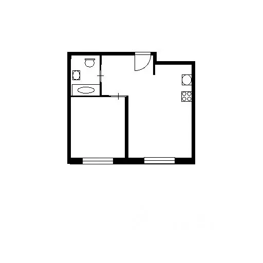 1-к кв. Москва ул. Поляны, 5Ак2 (45.3 м) - Фото 2