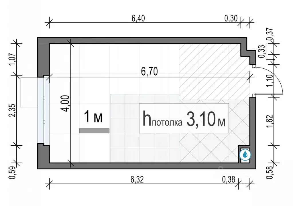 Студия Московская область, Мытищи 17А мкр, Новое Медведково жилой ... - Фото 1