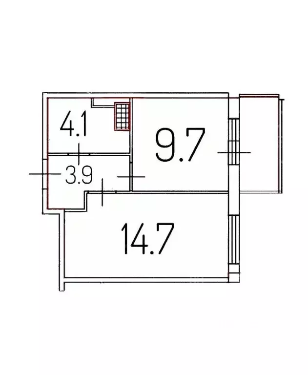 1-к кв. Санкт-Петербург аллея Арцеуловская, 23к2 (32.4 м) - Фото 1