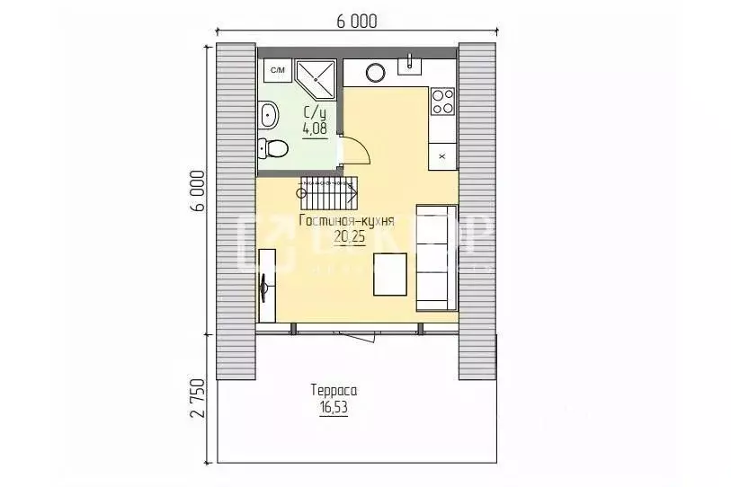 Дом в Костромская область, Костромской район, Чернопенское с/пос, с. ... - Фото 2