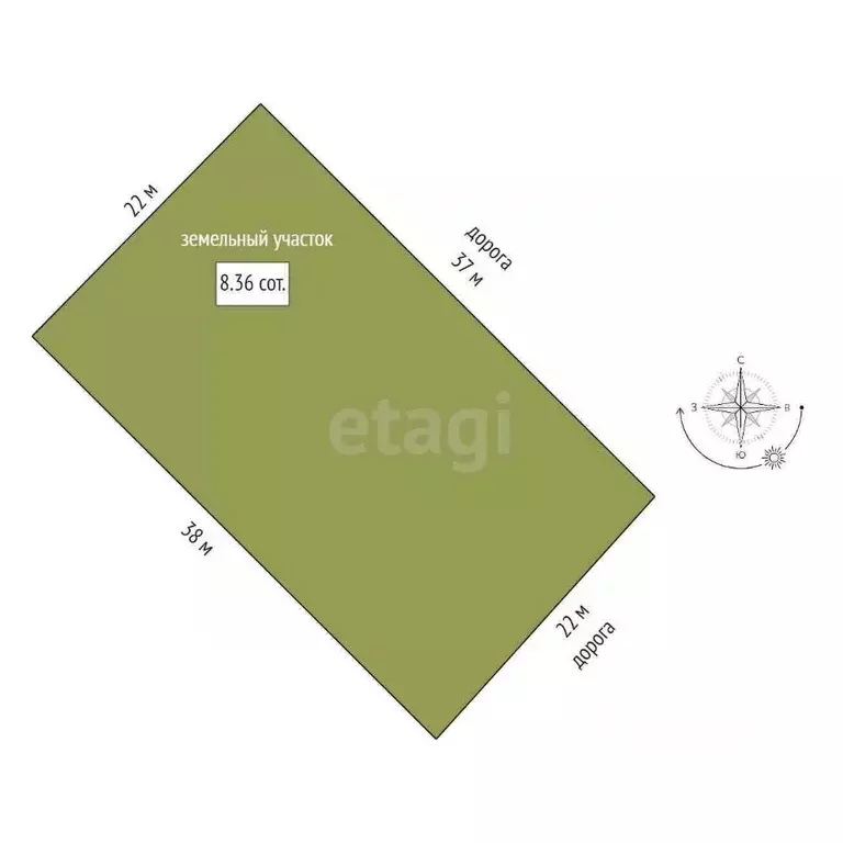 Участок в Крым, Черноморский район, Окуневское с/пос, с. Знаменское ... - Фото 2