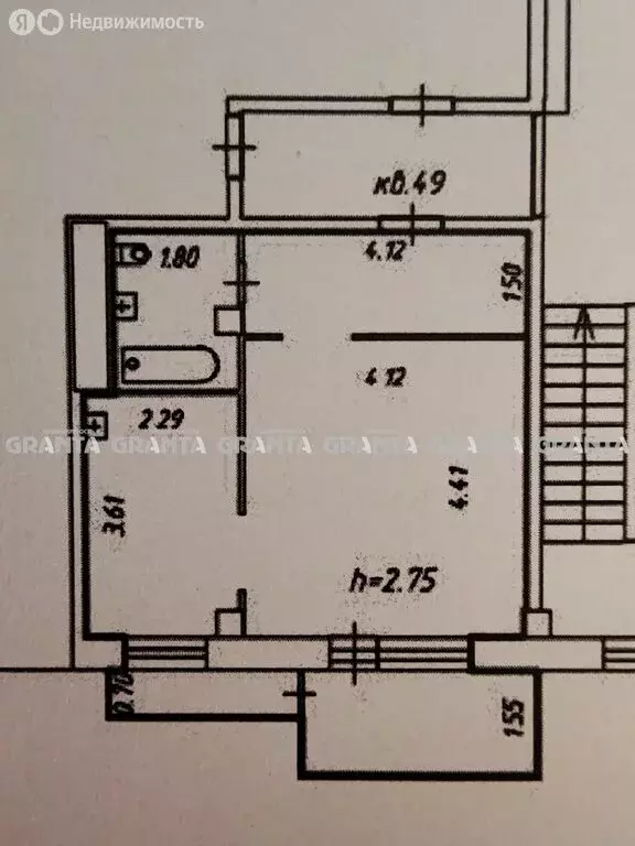 1-комнатная квартира: Красноярск, улица Алексеева, 47 (36.3 м) - Фото 2