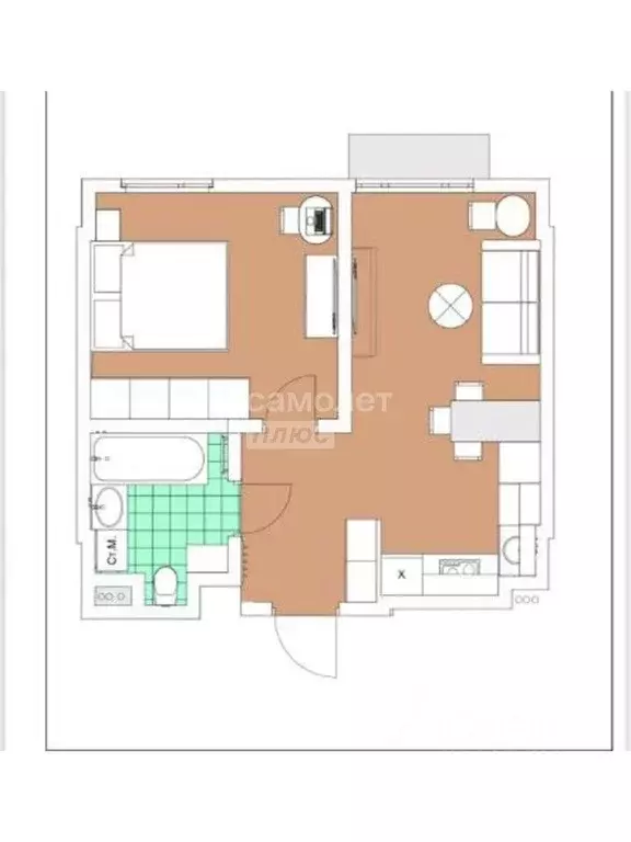 2-к кв. Москва ул. Академика Королева, 13 (37.4 м) - Фото 2