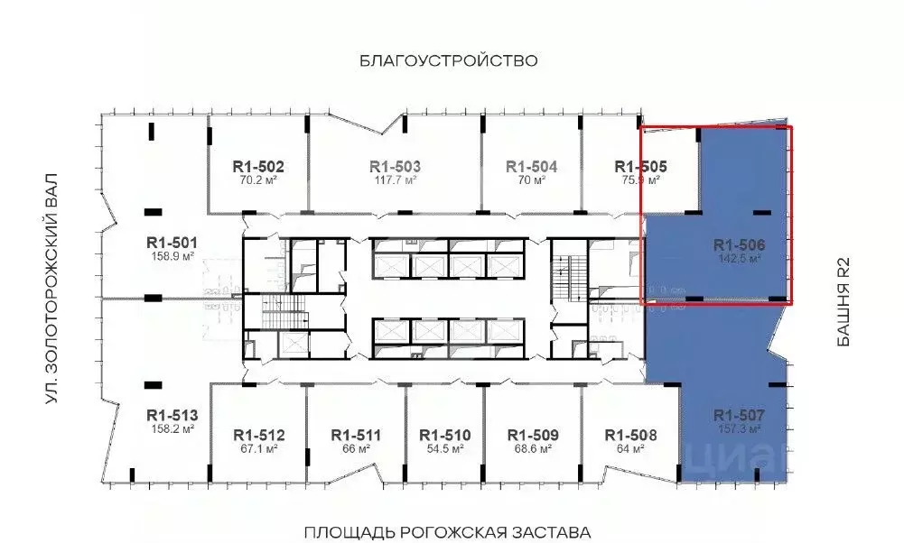 Помещение свободного назначения в Москва ул. Золоторожский Вал, 11С1 ... - Фото 2