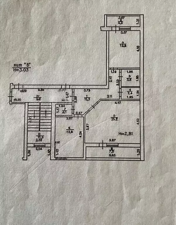 2-к. квартира, 82,2 м, 5/7 эт. - Фото 0