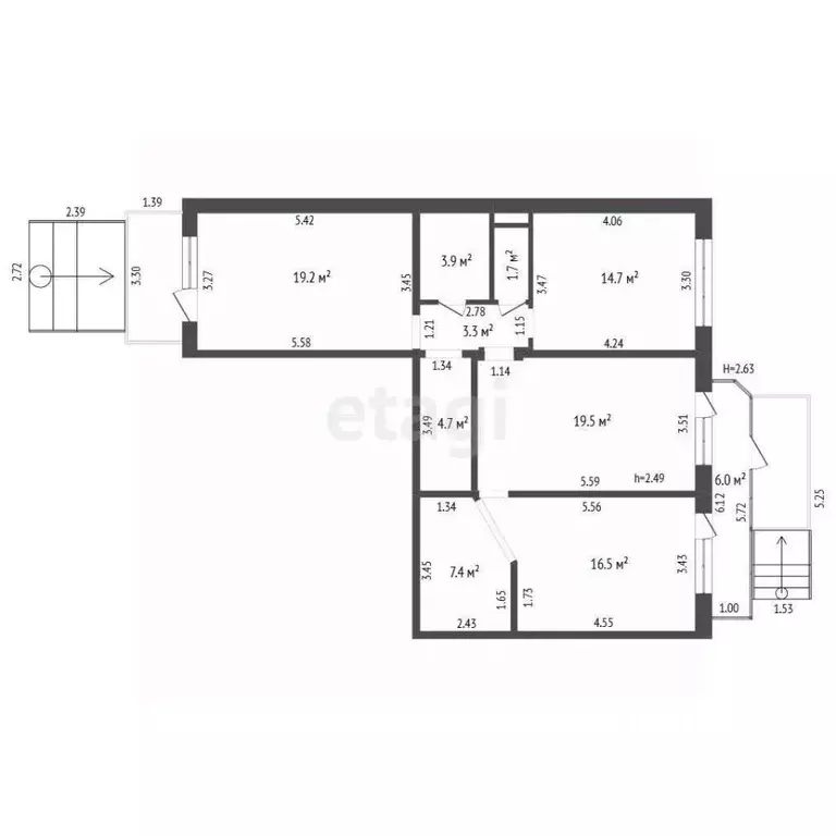 Помещение свободного назначения в Тюменская область, Тюмень Широтная ... - Фото 2
