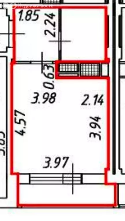Квартира-студия: Мурино, улица Шувалова, 22к3 (25.1 м) - Фото 1