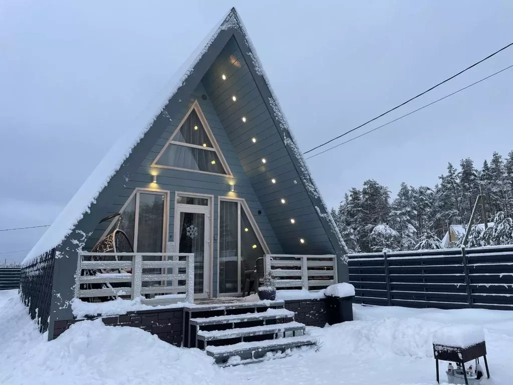 Дом в Ленинградская область, Приозерский район, Ларионовское с/пос, ... - Фото 1