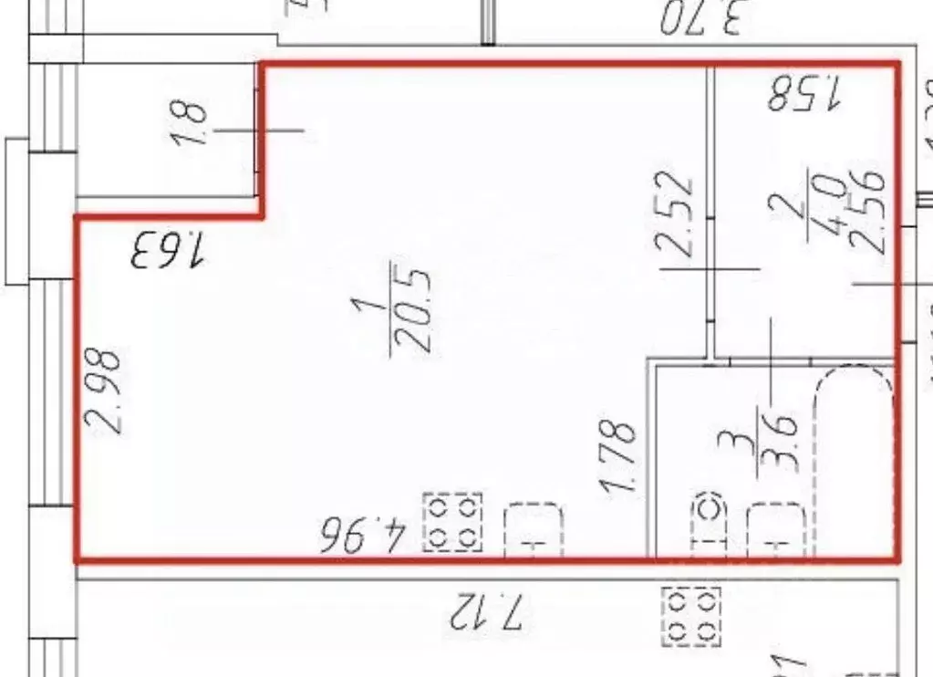 Студия Санкт-Петербург Планерная ул., 87к1 (30.0 м) - Фото 2