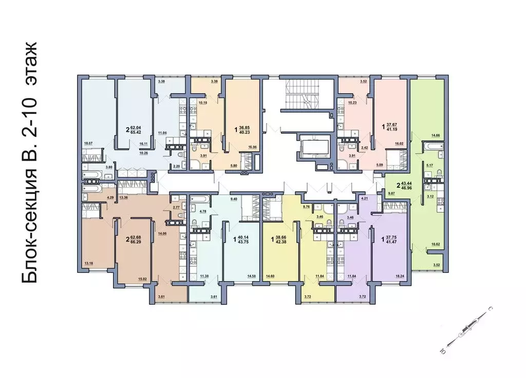 1-комнатная квартира: Энгельс, Полиграфическая улица, 77А (41.19 м) - Фото 2