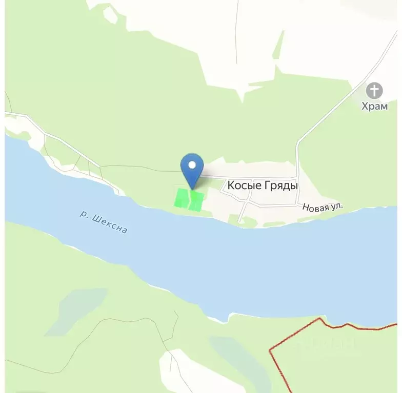 Участок в Вологодская область, Кирилловский муниципальный округ, Косые ... - Фото 1