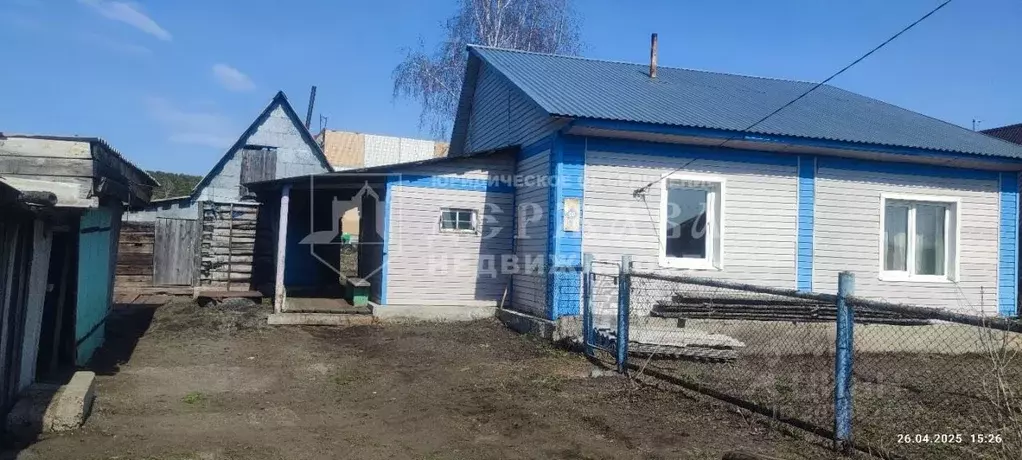 Дом в Кемеровская область, Яшкинский район, с. Колмогорово Мирная ул., ... - Фото 0