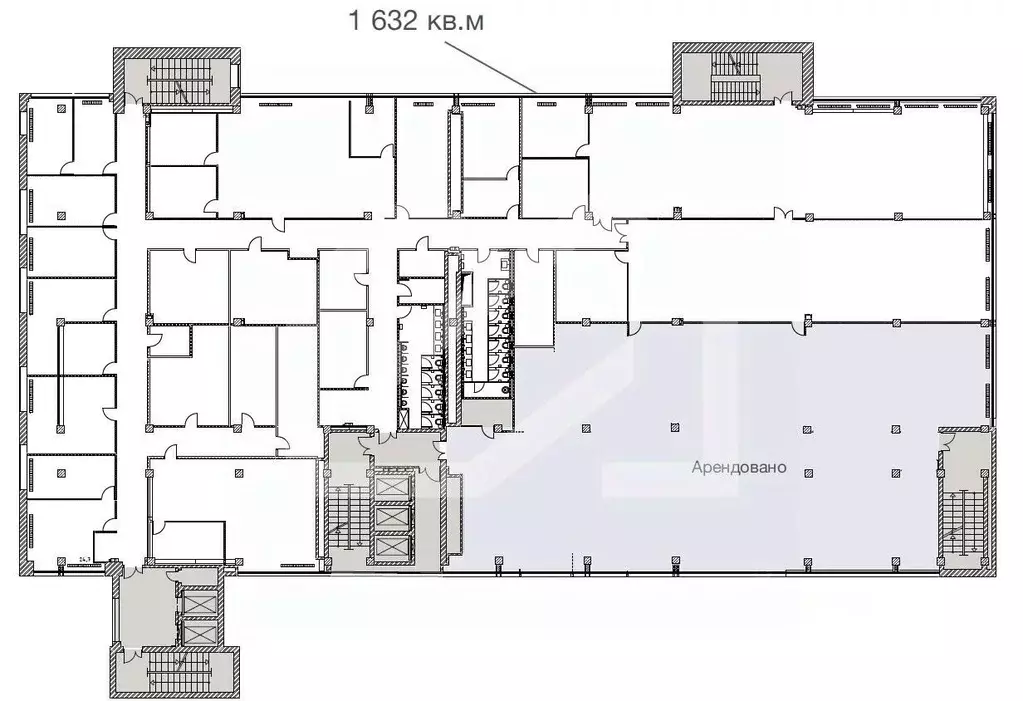 Помещение свободного назначения в Москва Верейская ул., 11 (1632 м) - Фото 2