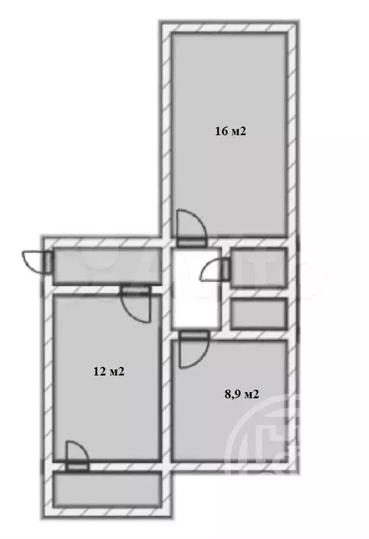 2-к. квартира, 48 м, 5/5 эт. - Фото 0