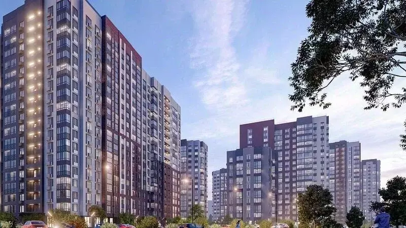 1-к кв. Воронежская область, Воронеж Шилово мкр, Авиапарк жилой ... - Фото 2