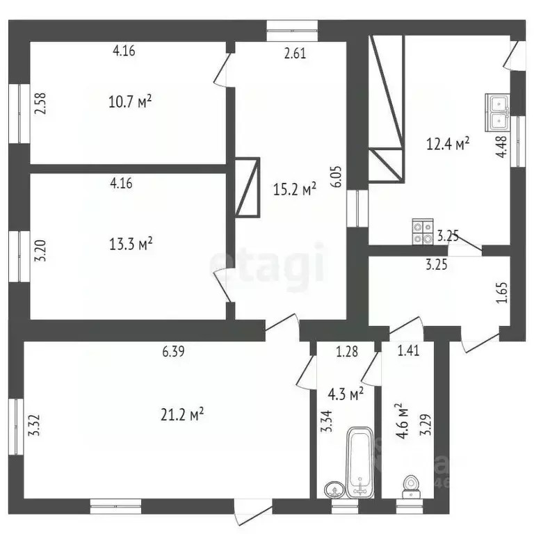 Дом в Крым, с. Красноармейское ул. Победы, 50 (102 м) - Фото 2