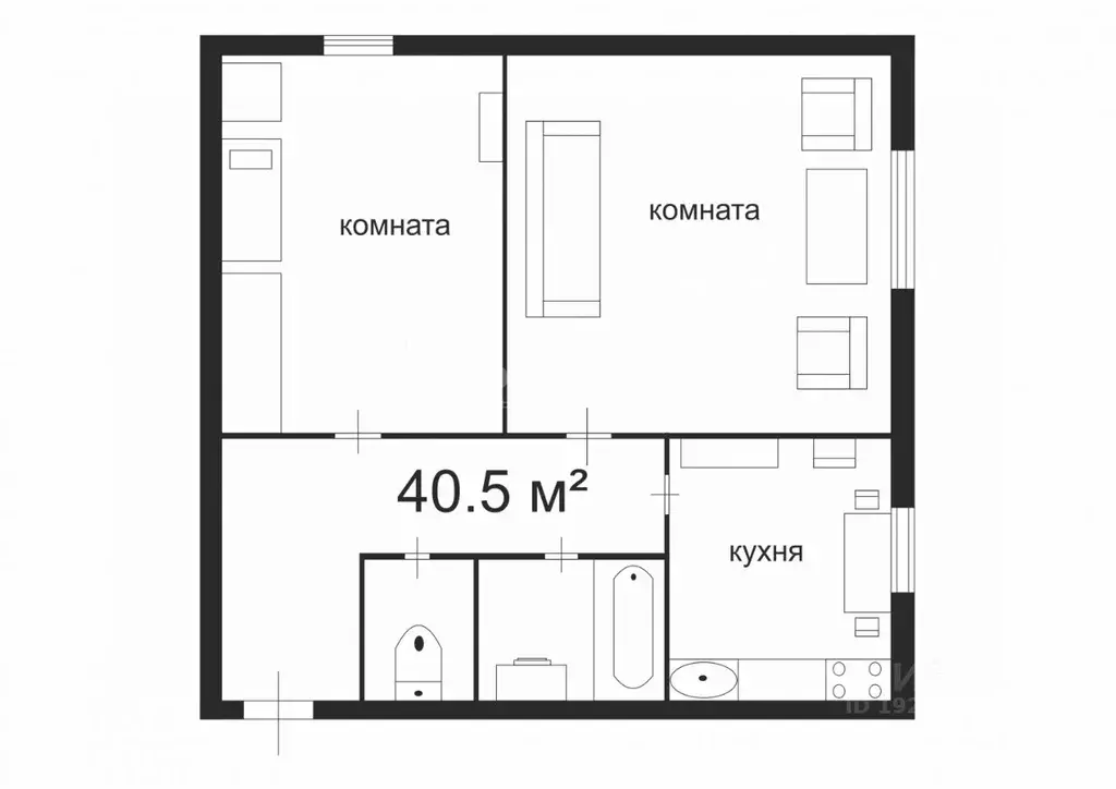 2-к кв. Владимирская область, Гусь-Хрустальный муниципальный округ, ... - Фото 2