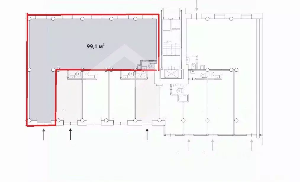 Помещение свободного назначения в Москва Планерная ул., 12К1 (99 м) - Фото 2