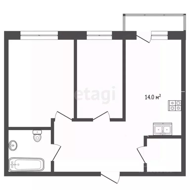 3-к кв. Московская область, Одинцовский городской округ, ... - Фото 2