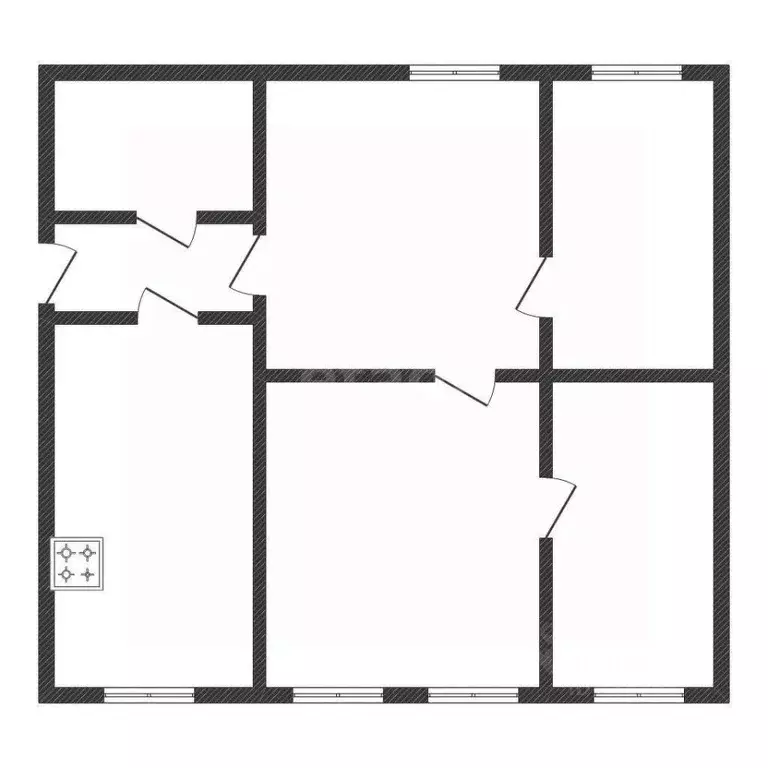 Дом в Белгородская область, Ровеньки городское поселение, Ровеньки рп ... - Фото 2