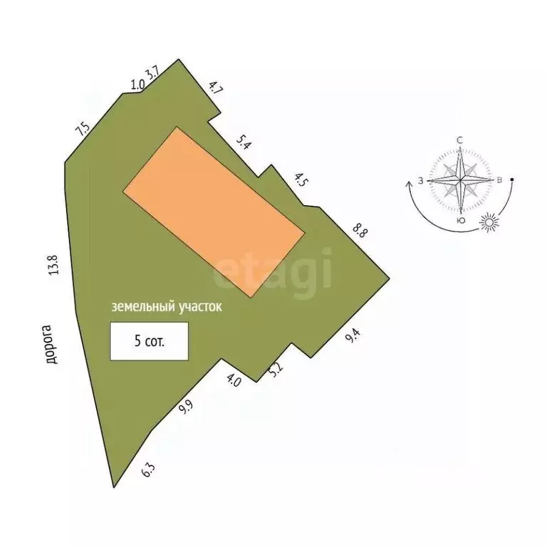 Дом в Крым, Ялта муниципальный округ, Краснокаменка пгт пер. Фрунзе, ... - Фото 2