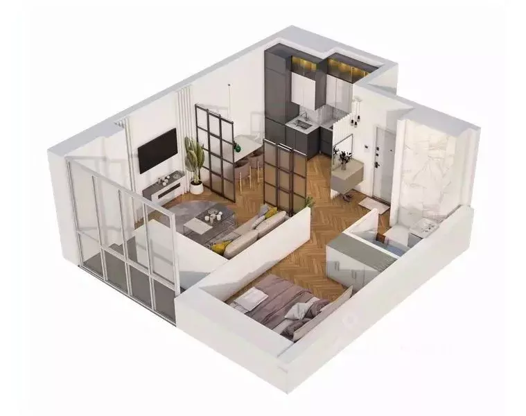 2-к кв. Хабаровский край, Хабаровск ул. Блюхера (39.68 м) - Фото 2