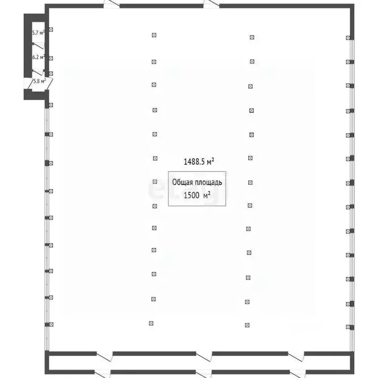 Склад в Новосибирская область, Новосибирск Тайгинская ул., 2к3 (1500 ... - Фото 2