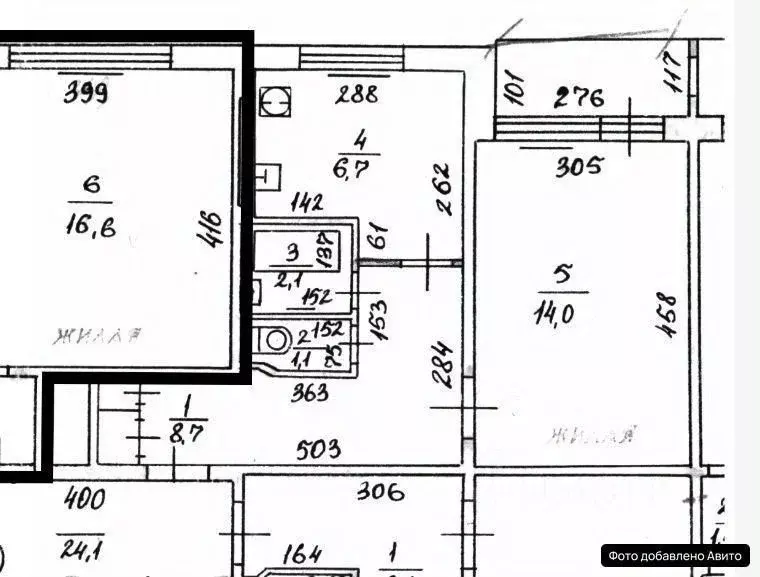 1-к кв. Калининградская область, Калининград Мариупольская ул., 11 ... - Фото 2