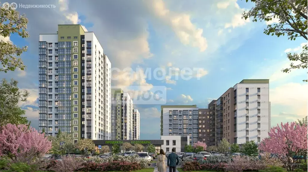 1-комнатная квартира: Омск, улица Завертяева, 1 (30.45 м) - Фото 1