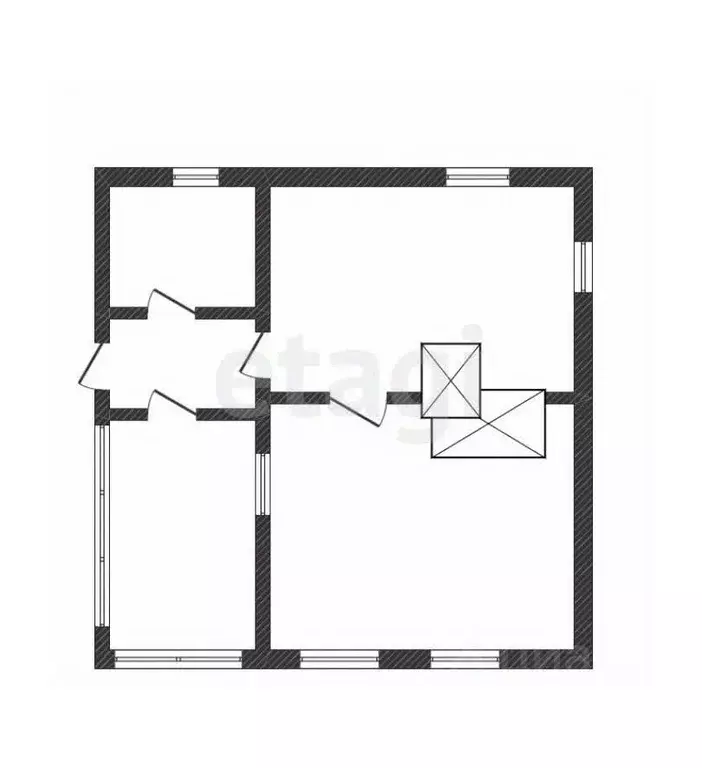 Дом в Белгородская область, Вейделевка рп ул. Свободы, 128 (20 м) - Фото 2