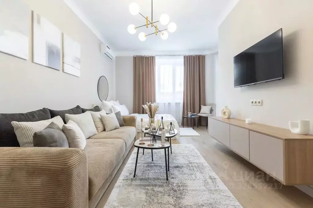 1-к кв. Татарстан, Казань Чистопольская ул., 32 (45.0 м) - Фото 1