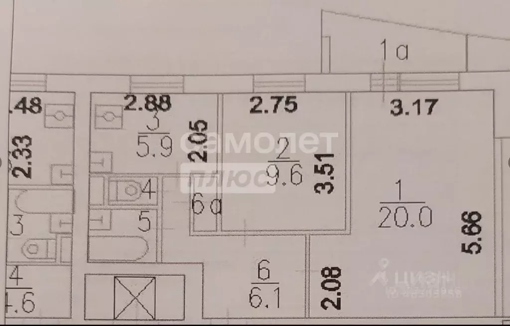 2-к кв. Москва ул. Николая Химушина, 1 (45.0 м) - Фото 2