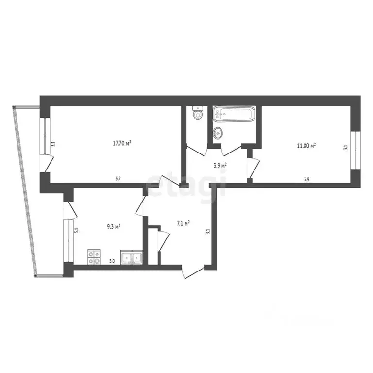 Офис в Ростовская область, Новошахтинск ул. Радио, 36 (56 м) - Фото 1