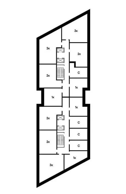 2-к кв. Воронежская область, Воронеж наб. Чуева, 7 (62.31 м) - Фото 1