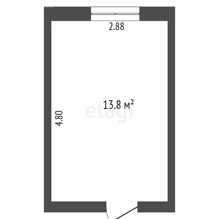 1к в -комнатной квартире (14 м) - Фото 1