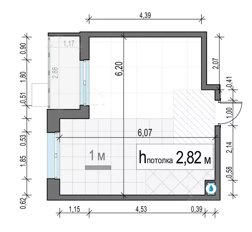 1-к кв. Московская область, Пушкино Новое Пушкино мкр,  (31.7 м) - Фото 1