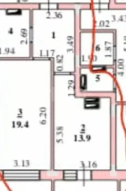 1-к кв. Липецкая область, Липецк ул. Осканова, 3 (46.0 м) - Фото 2