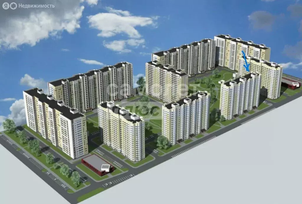 1-комнатная квартира: Тамбов, Пахотная улица, 18 (39.36 м) - Фото 1