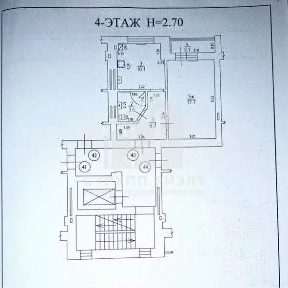 1-к кв. Калининградская область, Калининград ул. Аксакова, 106 (40.8 ... - Фото 2