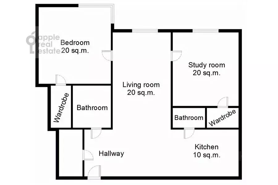 3-к кв. Москва 1-й Зачатьевский пер., 5 (110.0 м) - Фото 2