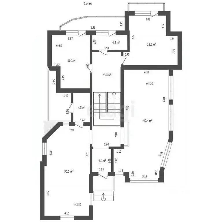 Дом в Крым, Ялта муниципальный округ, Массандра пгт ул. Мира, 19 (300 ... - Фото 2