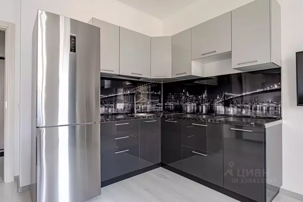 Студия Санкт-Петербург аллея Арцеуловская, 21 (24.1 м) - Фото 1