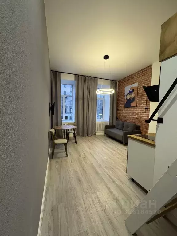 Студия Санкт-Петербург Измайловский просп., 16/30 (23.0 м) - Фото 1