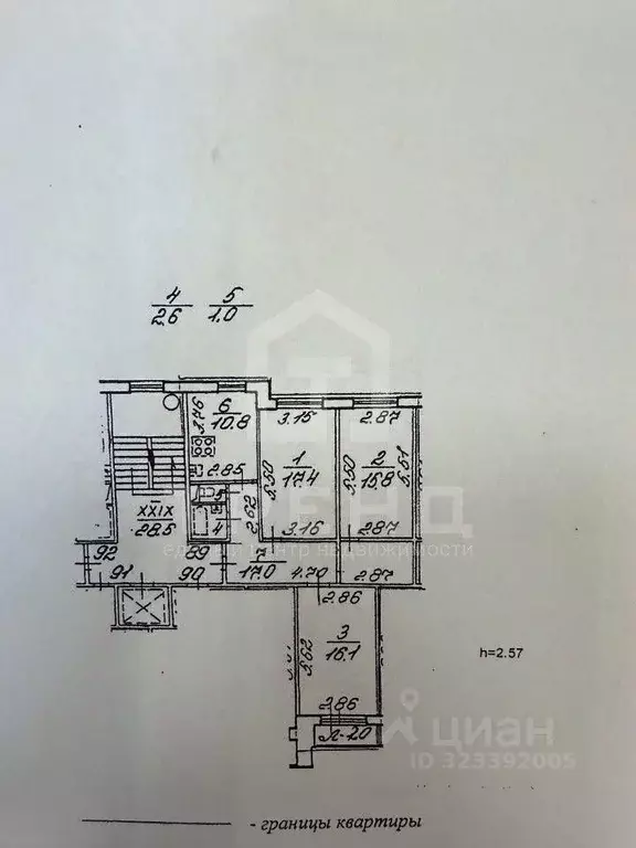 3-к кв. Санкт-Петербург Пискаревский просп., 159к6 (81.0 м) - Фото 1