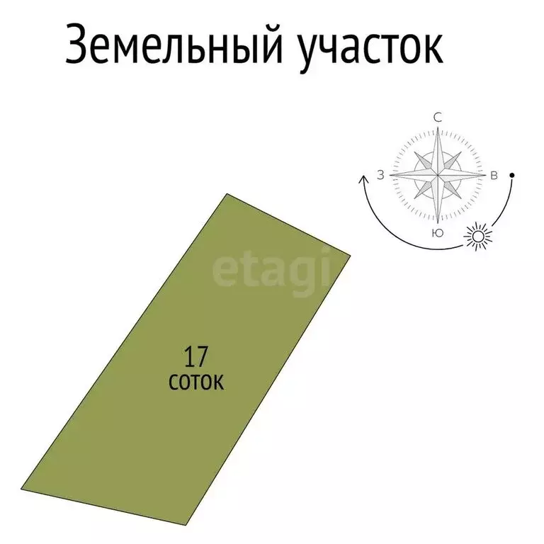 Участок в село Головино, Новая улица (17 м) - Фото 0